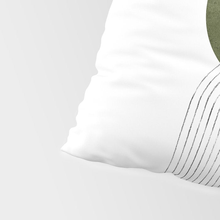 Green mid century modern Pillow Sham Gallery Image 4