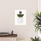 Green mid century modern Poster Gallery Image 2