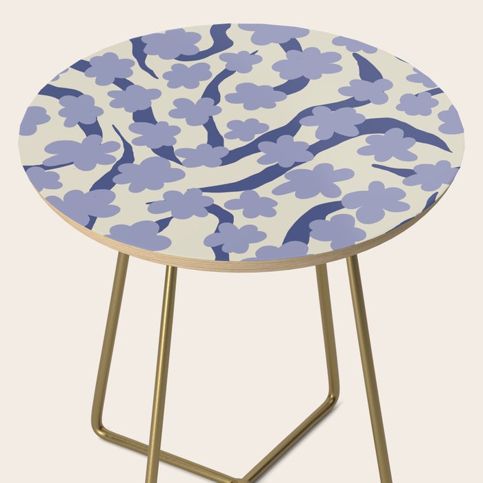 Summer blue Floral Side Table Gallery Image 2