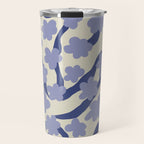 Summer blue Floral Travel Mug Gallery Image 1