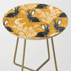 Jackalope - marigold and black  Side Table Gallery Image 2