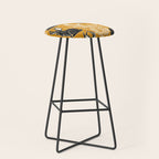 Jackalope - marigold and black  Stool Gallery Image 1