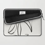 Abstract line art Plant Laptop Sleeve Gallery Image 2