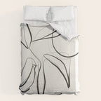 Abstract line art Plant Duvet Cover Gallery Image 6