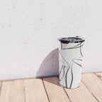Abstract line art Plant Travel Mug Gallery Image 4