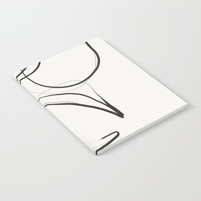 Abstract line art Plant Notebook Gallery Image 1