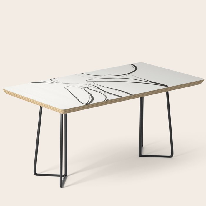 Abstract line art Plant Coffee Table Gallery Image 1