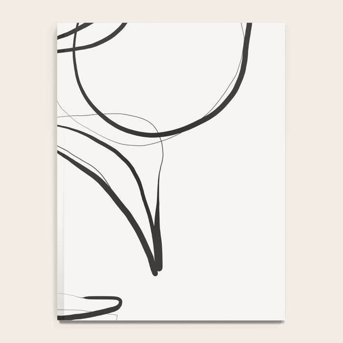 Abstract line art Plant Notebook Gallery Image 4