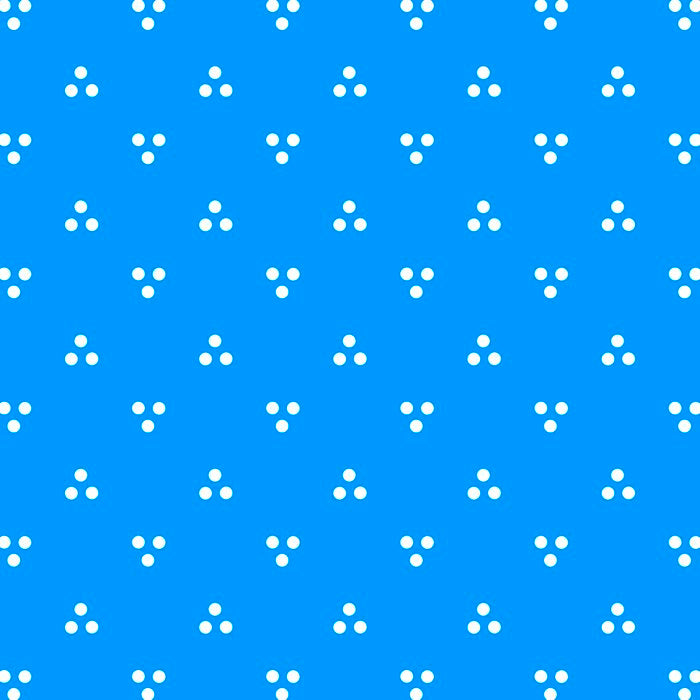 White Dots Pattern On Blue Coffee Mug Gallery Image 2