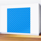 White Dots Pattern On Blue Wall Mural Gallery Image 2