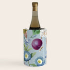 Summer Fruits Botanical Illustration Collage In Blue  Wine Chiller Gallery Image 3
