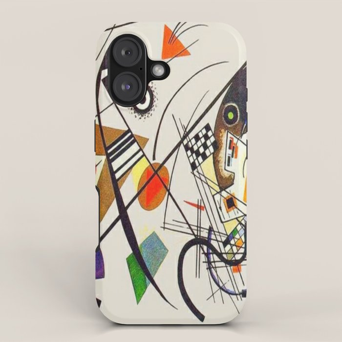 Wassily Kandinsky Transverse Line, No, 01. iPhone Case Gallery Image 1