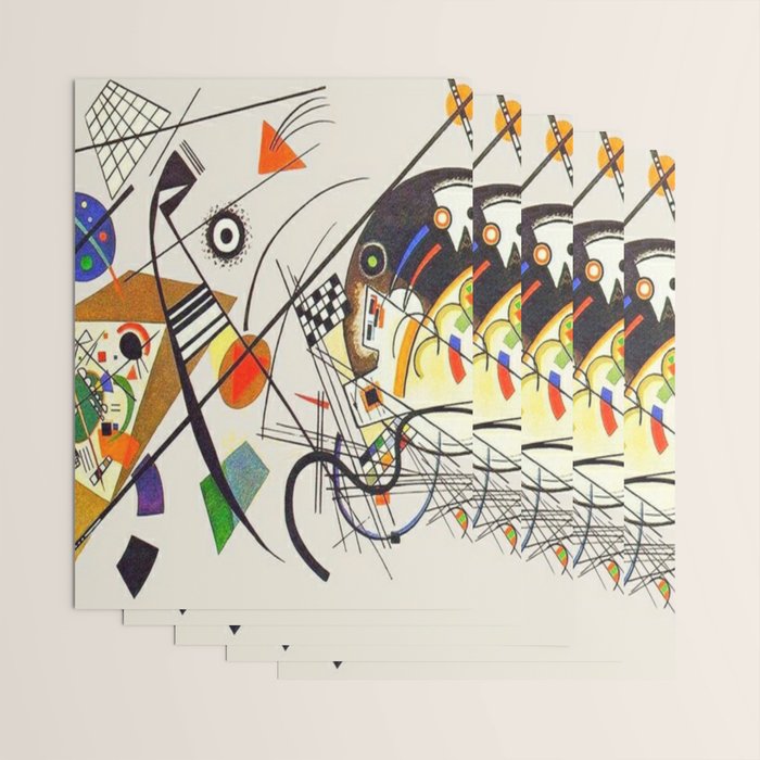 Wassily Kandinsky Transverse Line, No, 01. Wrapping Paper Gallery Image 3