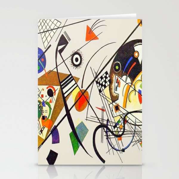 Wassily Kandinsky Transverse Line, No, 01. Stationery Card Gallery Image 2