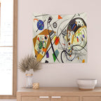 Wassily Kandinsky Transverse Line, No, 01. Wall Tapestry Gallery Image 2