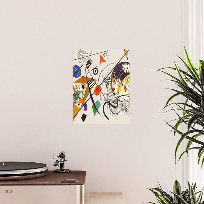 Wassily Kandinsky Transverse Line, No, 01. Poster Gallery Image 2