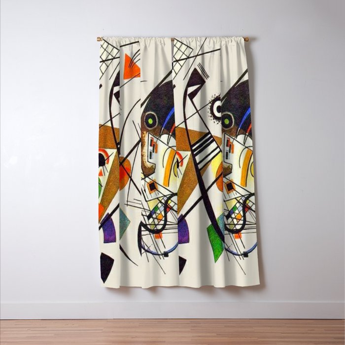 Wassily Kandinsky Transverse Line, No, 01. Window Curtain Gallery Image 3