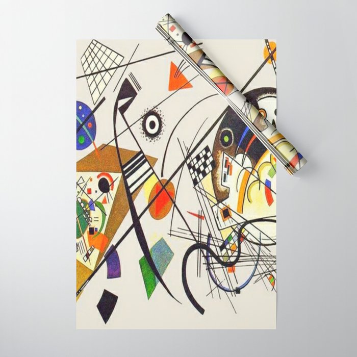 Wassily Kandinsky Transverse Line, No, 01. Wrapping Paper Gallery Image 1