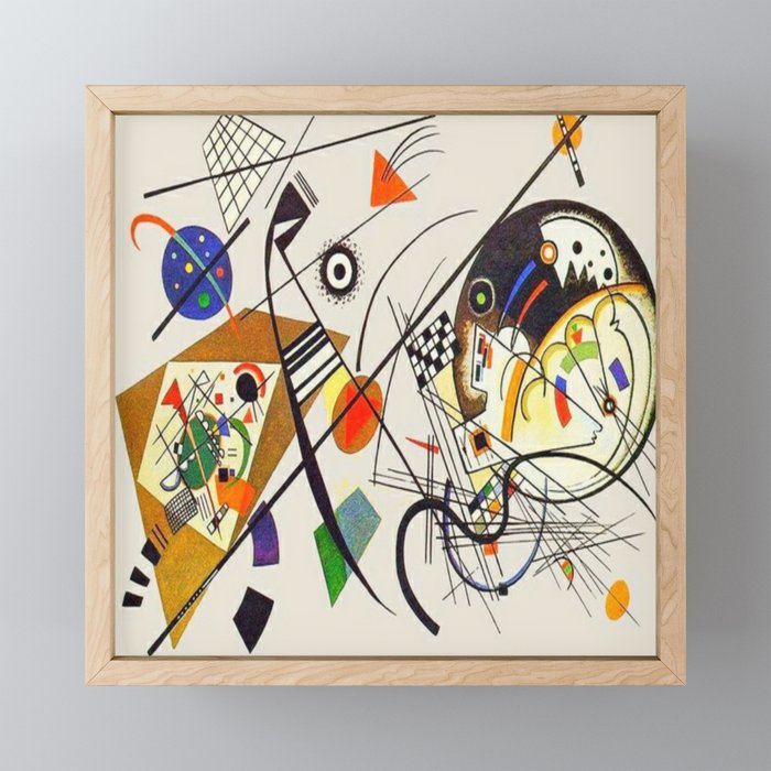 Wassily Kandinsky Transverse Line, No, 01. Mini Art Print Gallery Image 1
