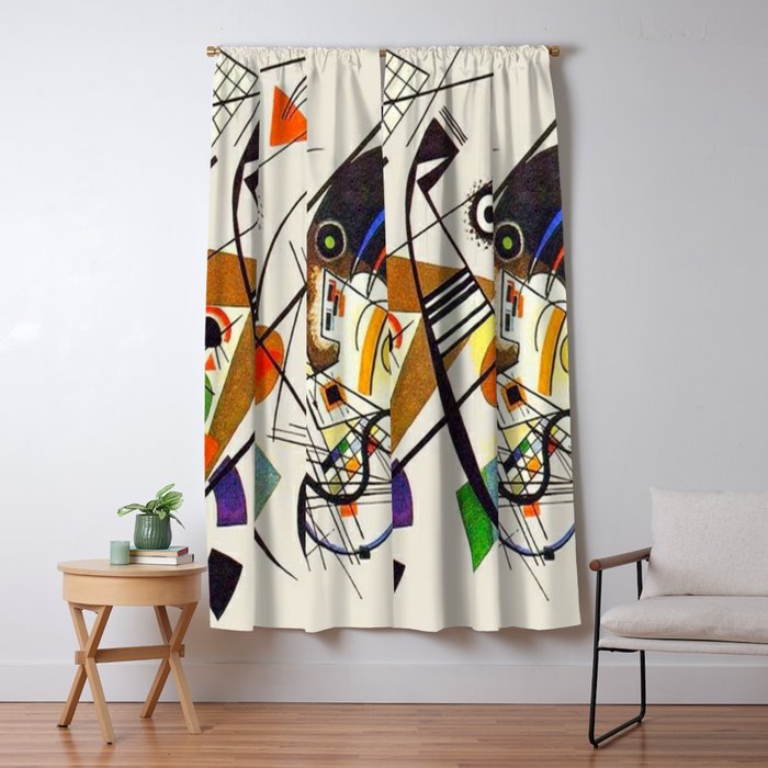 Wassily Kandinsky Transverse Line, No, 01. Window Curtain Gallery Image 1