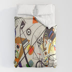 Wassily Kandinsky Transverse Line, No, 01. Comforter Gallery Image 6