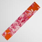 Toile de Jouy - pink and orange Table Runner Gallery Image 3