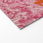 Toile de Jouy - pink and orange Welcome Mat Gallery Image 2