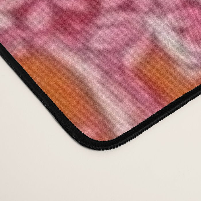 Toile de Jouy - pink and orange Desk Mat Gallery Image 4