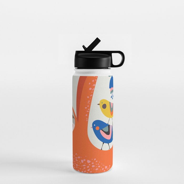 Mid Century Sloth Water Bottle Gallery Image 1