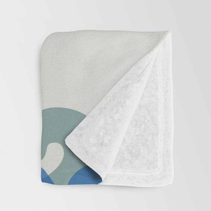 Mid Century Sloth Throw Blanket Gallery Image 3