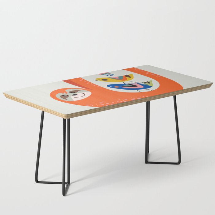 Mid Century Sloth Coffee Table Gallery Image 1