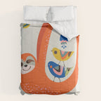 Mid Century Sloth Comforter Gallery Image 6