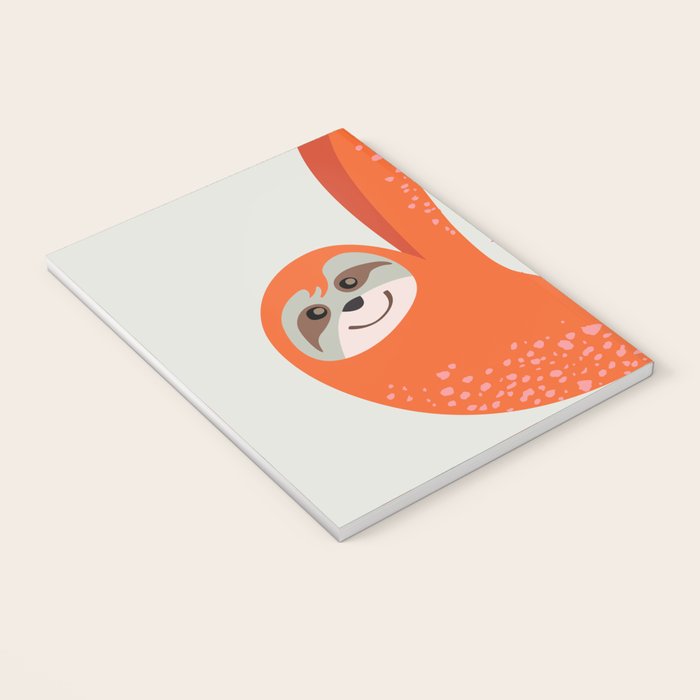 Mid Century Sloth Notebook Gallery Image 3