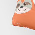 Mid Century Sloth Pillow Sham Gallery Image 4