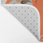 Mid Century Sloth Bath Mat Gallery Image 2