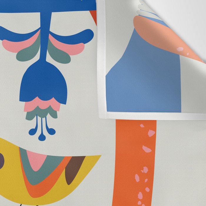 Mid Century Sloth Wall Tapestry Gallery Image 3