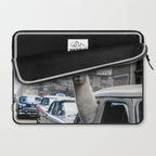 Llama Riding In Taxi In Color Laptop Sleeve Gallery Image 2