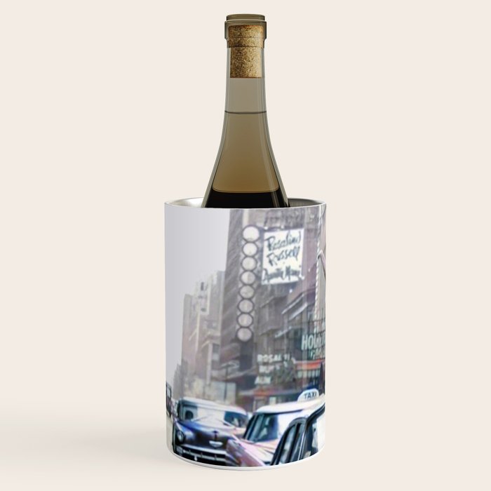 Llama Riding In Taxi In Color Wine Chiller Gallery Image 2