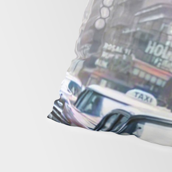 Llama Riding In Taxi In Color Pillow Sham Gallery Image 4