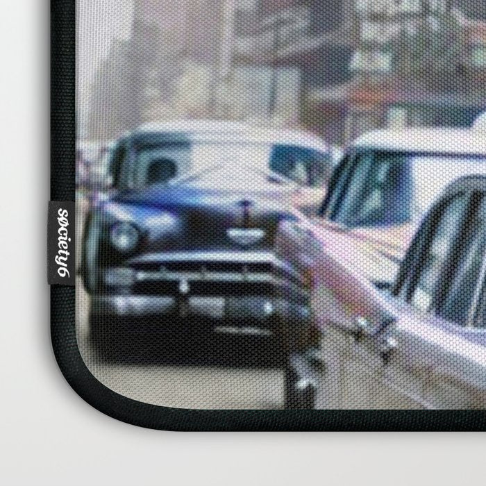 Llama Riding In Taxi In Color Laptop Sleeve Gallery Image 3