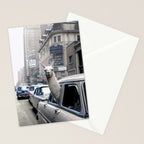 Llama Riding In Taxi In Color Stationery Card Gallery Image 2