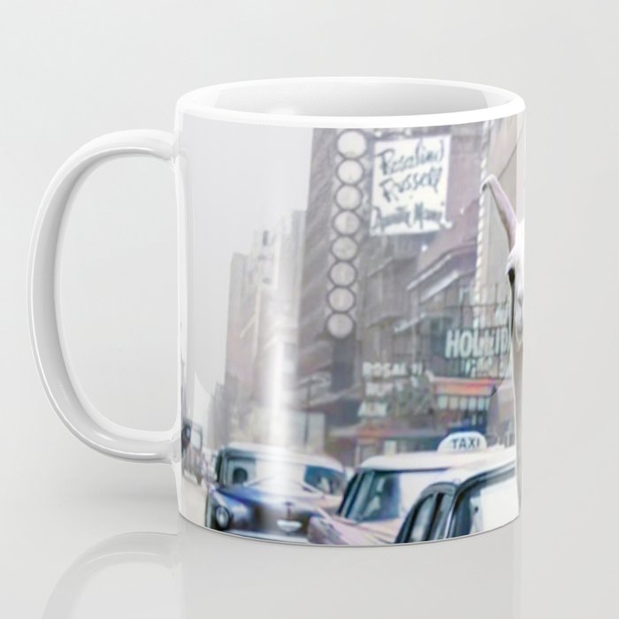 Llama Riding In Taxi In Color Coffee Mug Gallery Image 3