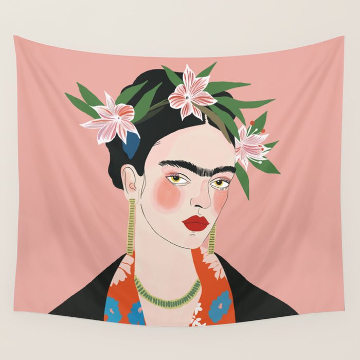 Frida Wall Tapestry Gallery Image 4