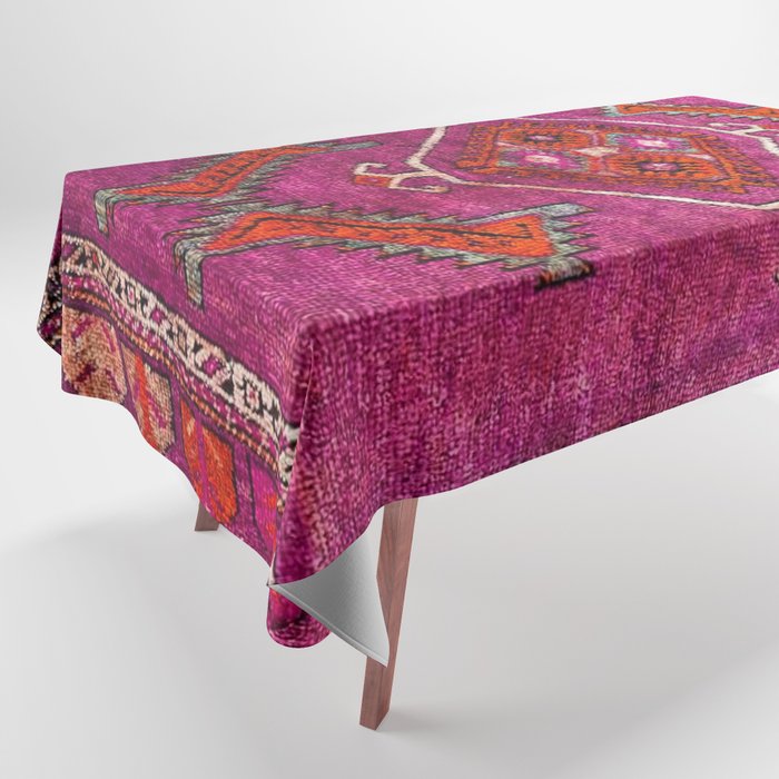 vintage Moroccan carpet Tablecloth Gallery Image 1