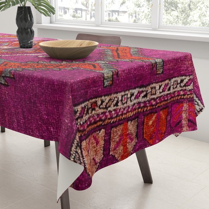 vintage Moroccan carpet Tablecloth Gallery Image 3
