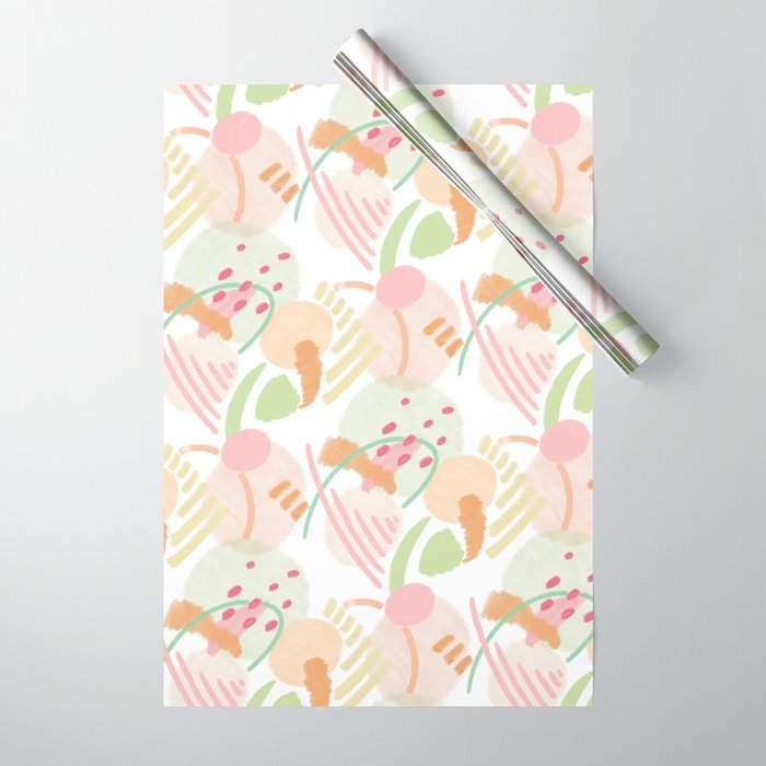 Abstract Spring  Wrapping Paper Gallery Image 1