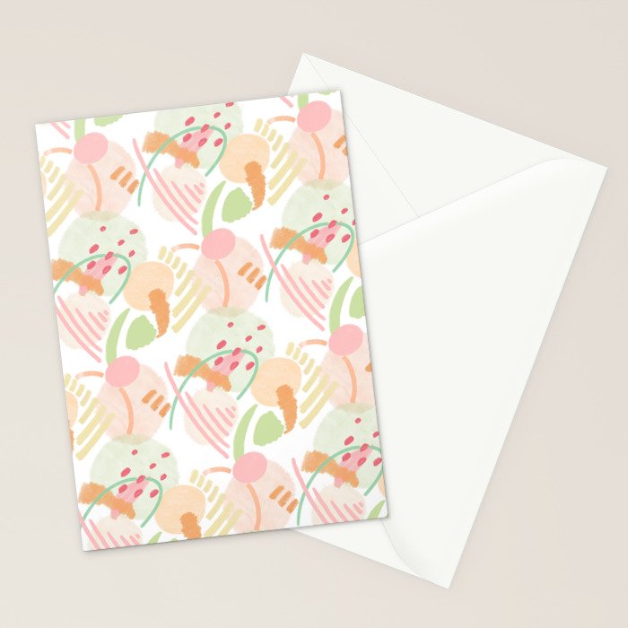 Abstract Spring  Stationery Card Gallery Image 2