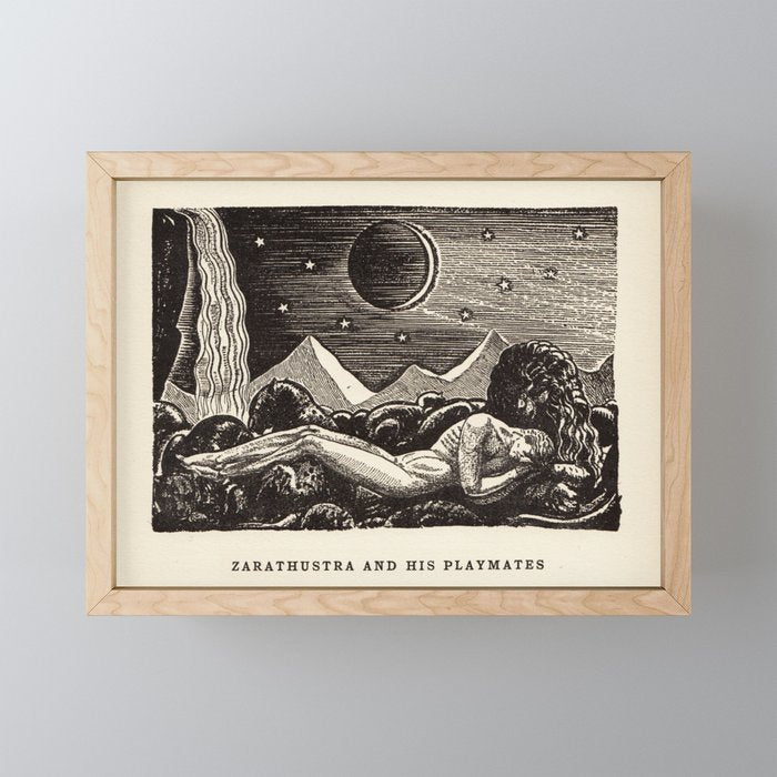 "Zarathustra and His Playmates" by Rockwell Kent (1919) Mini Art Print Gallery Image 1