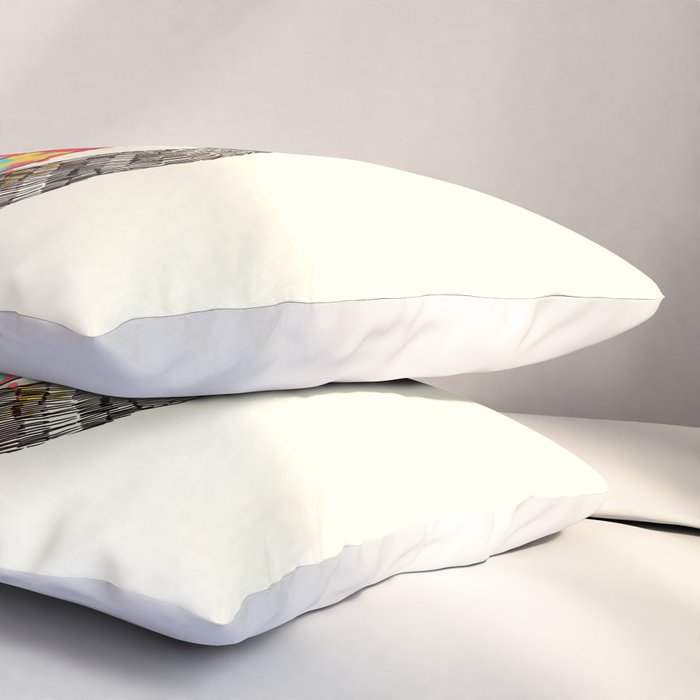 Panda Loves Ice Cream Pillow Sham Gallery Image 3