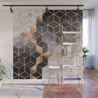 Smoky Cubes Wall Mural Gallery Image 1